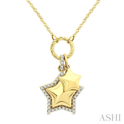 Star Charm Diamond Fashion Pendant
