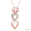 Heart Shape Diamond Fashion Pendant