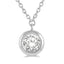 Diamond Bezel Solitaire Necklace