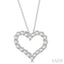 Heart Shape Diamond Fashion Pendant