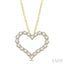Heart Shape Diamond Fashion Pendant