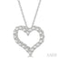 Heart Shape Diamond Fashion Pendant