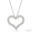 Heart Shape Diamond Fashion Pendant