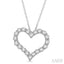 Heart Shape Diamond Fashion Pendant