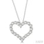 Heart Shape Diamond Fashion Pendant