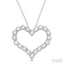 Heart Shape Diamond Fashion Pendant
