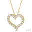 Heart Shape Diamond Fashion Pendant