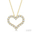 Heart Shape Diamond Fashion Pendant