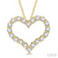 Heart Shape Diamond Fashion Pendant