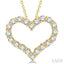 Heart Shape Diamond Fashion Pendant