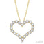 Heart Shape Diamond Fashion Pendant