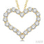 Heart Shape Diamond Fashion Pendant