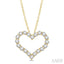 Heart Shape Diamond Fashion Pendant