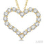 Heart Shape Diamond Fashion Pendant