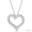 Heart Shape Diamond Fashion Pendant