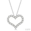 Heart Shape Diamond Fashion Pendant