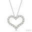 Heart Shape Diamond Fashion Pendant