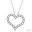 Heart Shape Diamond Fashion Pendant