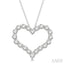 Heart Shape Diamond Fashion Pendant