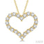 Heart Shape Diamond Fashion Pendant