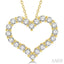 Heart Shape Diamond Fashion Pendant