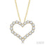 Heart Shape Diamond Fashion Pendant