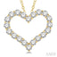 Heart Shape Diamond Fashion Pendant