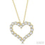 Heart Shape Diamond Fashion Pendant
