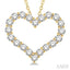 Heart Shape Diamond Fashion Pendant