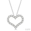 Heart Shape Diamond Fashion Pendant