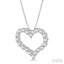 Heart Shape Diamond Fashion Pendant