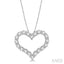 Heart Shape Diamond Fashion Pendant