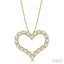 Heart Shape Diamond Fashion Pendant