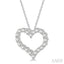 Heart Shape Diamond Fashion Pendant