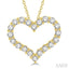 Heart Shape Diamond Fashion Pendant