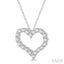 Heart Shape Diamond Fashion Pendant