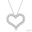 Heart Shape Diamond Fashion Pendant