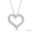 Heart Shape Diamond Fashion Pendant