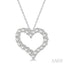 Heart Shape Diamond Fashion Pendant