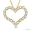 Heart Shape Diamond Fashion Pendant