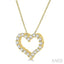 Heart Shape Diamond Fashion Pendant