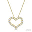 Heart Shape Diamond Fashion Pendant