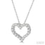 Heart Shape Diamond Fashion Pendant
