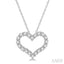 Heart Shape Diamond Fashion Pendant
