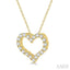 Heart Shape Diamond Fashion Pendant