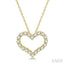 Heart Shape Diamond Fashion Pendant