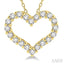Heart Shape Diamond Fashion Pendant