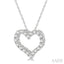 Heart Shape Diamond Fashion Pendant