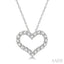 Heart Shape Diamond Fashion Pendant