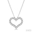 Heart Shape Diamond Fashion Pendant